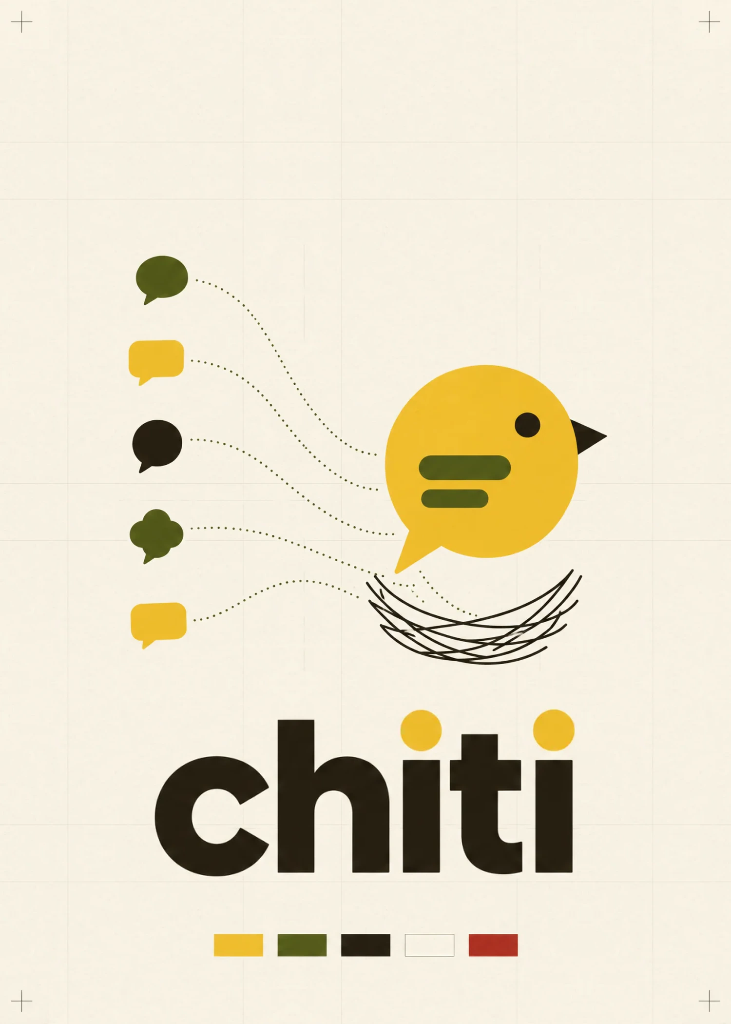Chiti: One support inbox for web chat, Messenger, Instagram, WhatsApp, Telegram and TikTok — a bot answers first, a person takes over, and four consoles run the desk behind it.